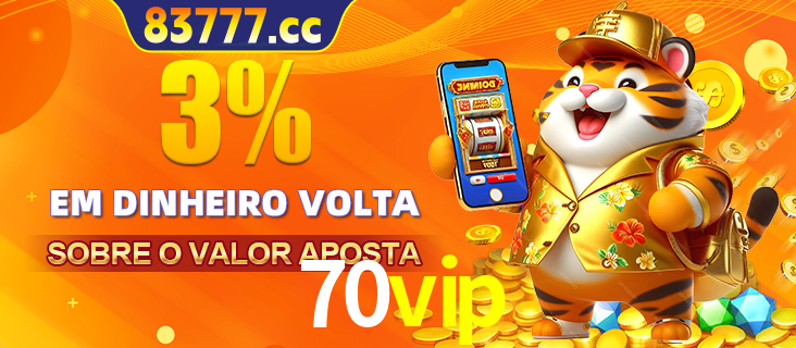 Promoção para baixar e instalar o aplicativo do cassino 70vip. O banner oferece uma recompensa de R1aR1aR8, com a imagem de uma cobra sobre moedas de ouro.