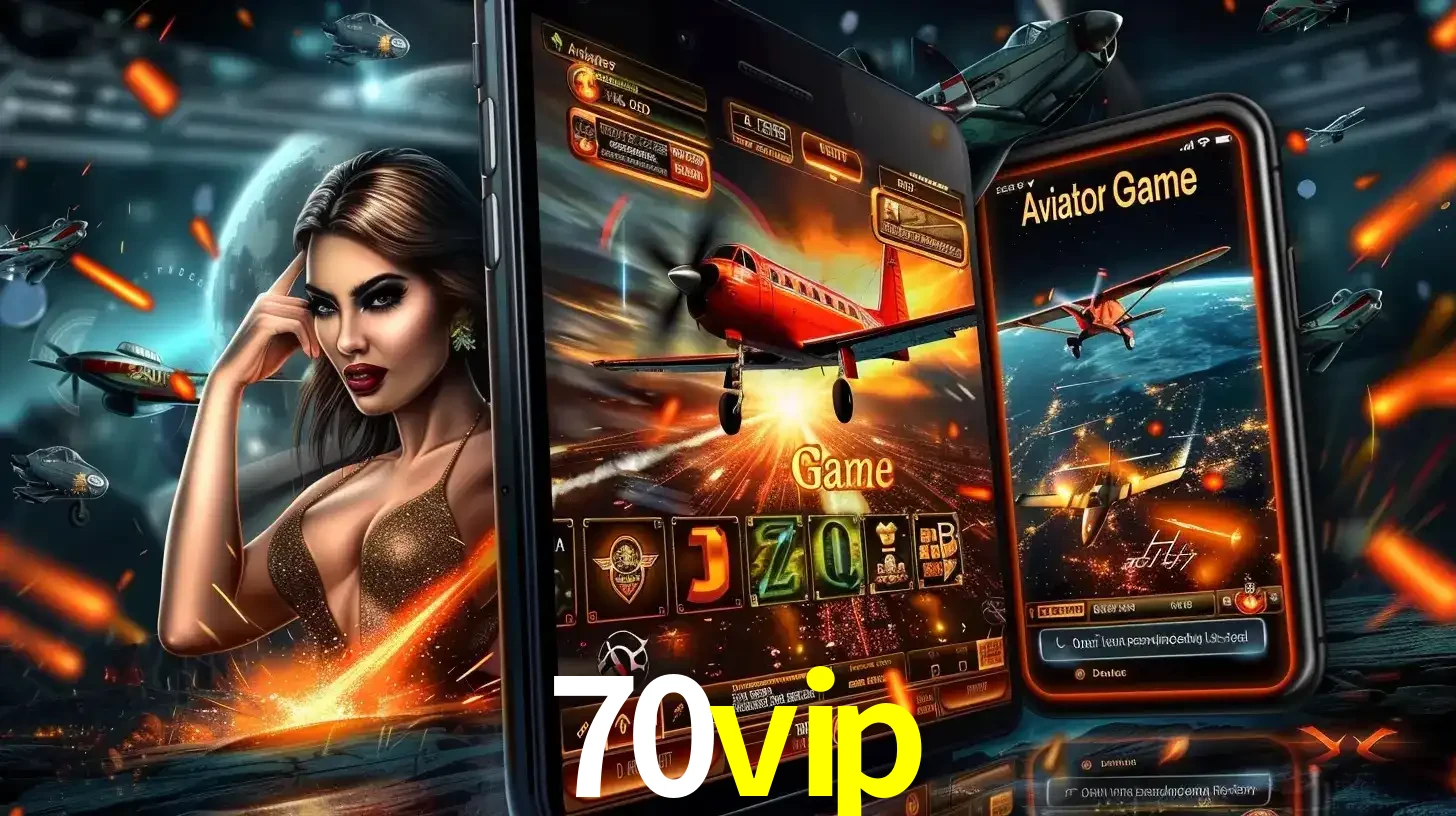 Mulher estilosa cercada por telas que exibem a jogabilidade do Aviator, capturando a intensidade e a estratégia deste popular crash game oferecido pelo 70vip.